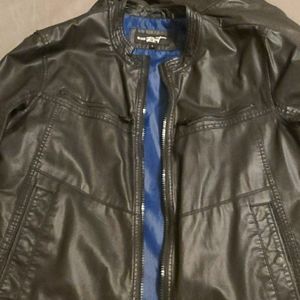 Wilsons Leather Black Rivet Leather Jacket